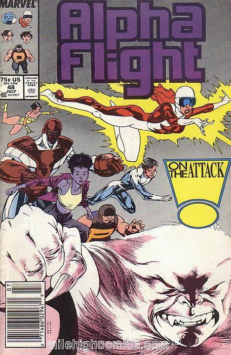 Alpha Flight [Newsstand] #48 (1987) Comic Books Alpha Flight