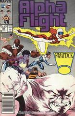 Alpha Flight [Newsstand] #48 (1987) Comic Books Alpha Flight Prices