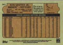 Card Back | Ken Griffey Jr. Baseball Cards 2013 Topps 1972 Minis