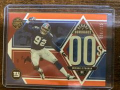 Michael Strahan [Orange] #DD-12 Football Cards 2022 Panini Legacy Decade of Dominance Prices