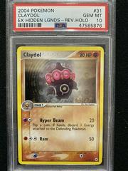Claydol [Reverse Holo] #31 Pokemon Hidden Legends Prices