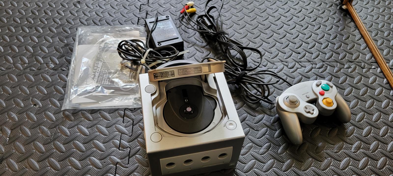 Platinum Gamecube System Item and Manual only Gamecube