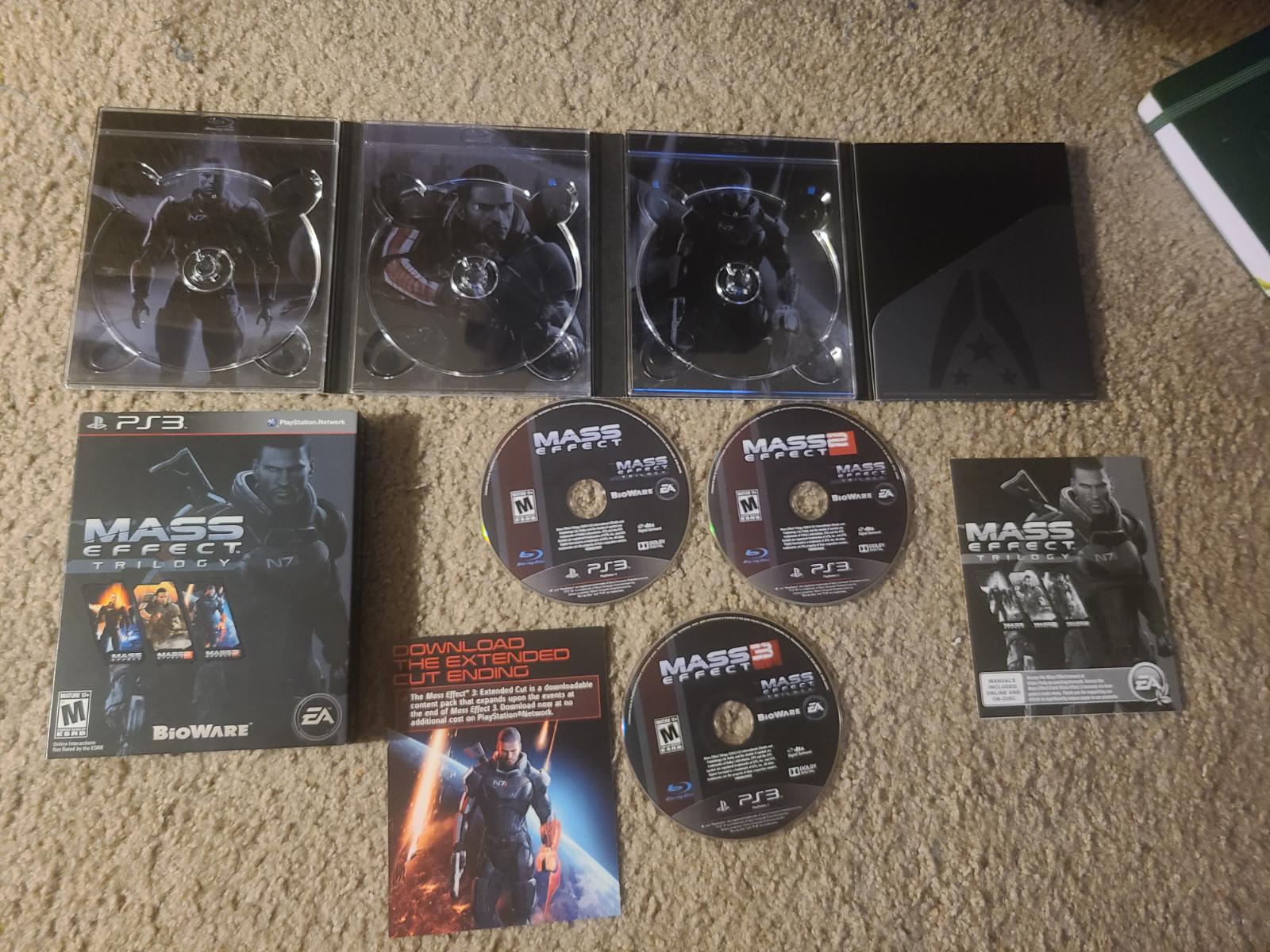 Mass Effect Trilogy | Item, Box, and Manual | Playstation 3