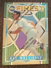 Don Mattingly #126 Baseball Cards 1995 Topps Finest Insert Prices