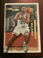Trajan Langdon #67 Basketball Cards 2000 Fleer Triple Crown Prices