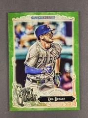 Kris Bryant [Throwback Green] #1 Baseball Cards 2017 Topps Gypsy Queen Prices