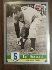Joe Dimaggio Baseball Cards 1992 Score Factory Set Inserts Prices