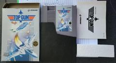 Box, Cartridge, Manual, Sleeve, And Styrofoam  | Top Gun NES
