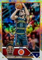 Bronny James [McDonald's AA Logo] #20 Basketball Cards 2023 Topps Chrome McDonald's All American Prices