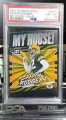 Aaron Rodgers [Gold] #MH-15 Football Cards 2021 Panini Donruss Optic My House Prices