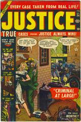 Justice #34 (1953) Comic Books Justice Prices