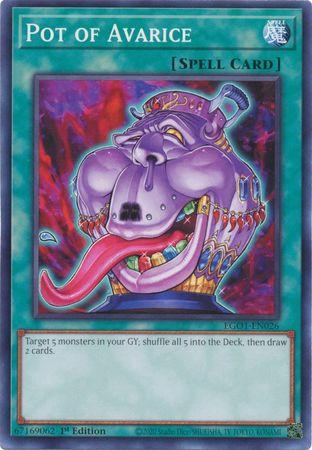 Pot of Avarice EGO1-EN026 YuGiOh Egyptian God Deck: Obelisk the Tormentor