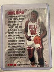 Back | Dennis Rodman Basketball Cards 1996 Metal Power Tool