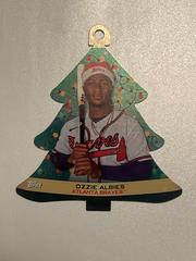 Ozzie Albies #WHO-OA Baseball Cards 2022 Topps Holiday Oversized Ornaments Prices