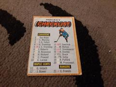 Checklist 1-66 Hockey Cards 1965 Topps Prices