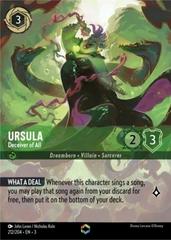 Ursula - Deceiver Of All #212 Lorcana Into the Inklands Prices