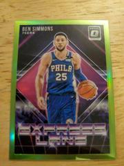 Ben Simmons [Lime Green] #3 Basketball Cards 2018 Panini Donruss Optic Express Lane Prices