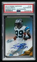 Steve Smith [Mirror Gold Autograph] Football Cards 2012 Panini Certified Prices