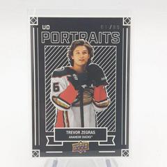 Trevor Zegras [Gold] Hockey Cards 2022 Upper Deck UD Portraits Prices