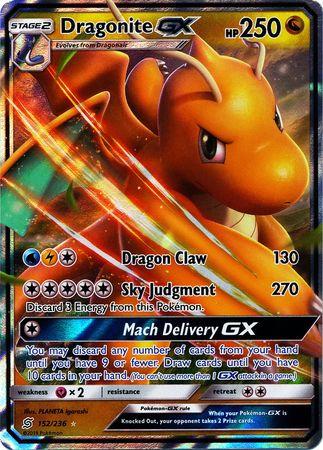 Dragonite GX #152 Prices | Pokemon Unified Minds | Pokemon Cards