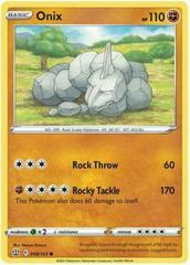 Pokémon GO TCG Onix Common Card 036/078 NM