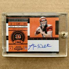 Andy Dalton Football Cards 2011 Playoff Contenders Prices