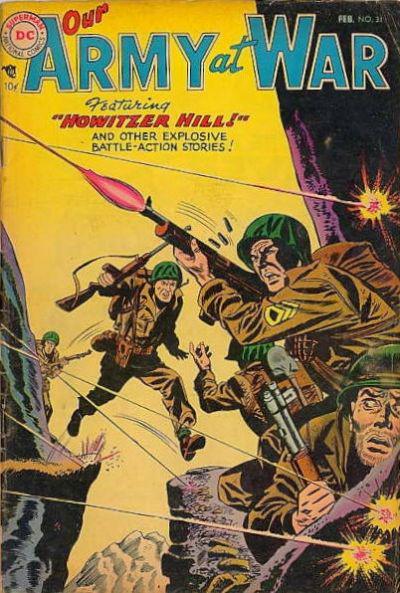 Our Army at War #31 (1955) Comic Books Our Army at War