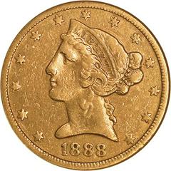 1888 S Coins Liberty Head Half Eagle Prices