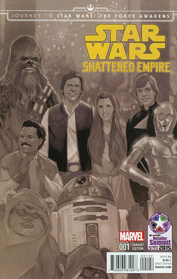 Star Wars: Shattered Empire [Diamond Retailer Summit] #1 (2015) Comic Books Journey to Star Wars: Shattered Empire