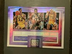 Magic Johnson/Worthy/Kareem Abdul-Jabbar #25 Basketball Cards 2017 Panini Status Factions Prices