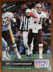 Mark Rypien [NFC Championshiplay] #63 Football Cards 1992 Pro Set Prices