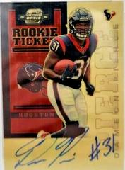 Dameon Pierce [2012 Throwback Autograph Gold Vinyl] #12TR-DP Football Cards 2022 Panini Contenders Optic Throwback Rookie Autographs Prices