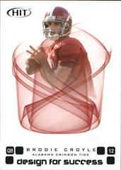 Brodie Croyle [Design for Success] Football Cards 2005 Sage Hit Prices