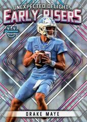 Drake Maye #ER-2 Football Cards 2023 Bowman Chrome University Unexpected Delights Early Risers Prices