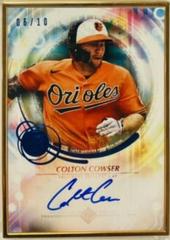 Colton Cowser [Blue] Baseball Cards 2022 Bowman Transcendent Autographs Prices