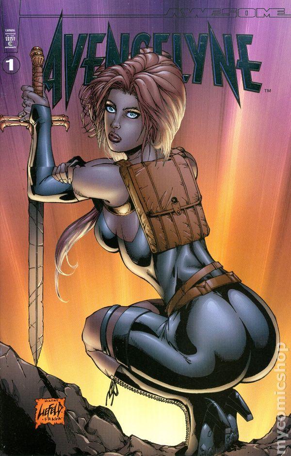 Avengelyne [Liefeld Sunrise Platinum Foil] #1 (1999) Comic Books Avengelyne