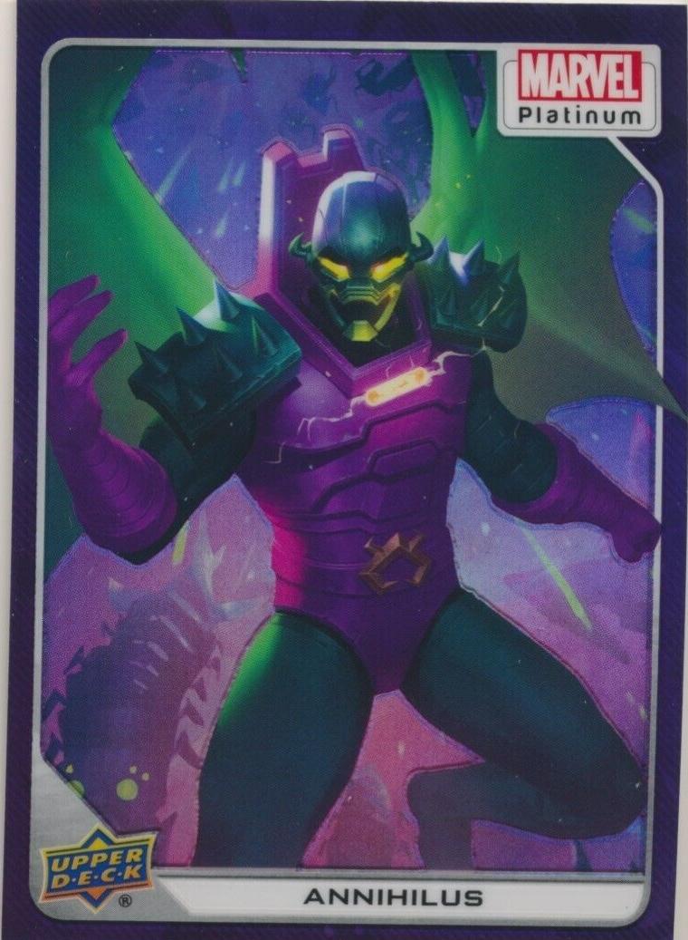 Annihilus [Purple Rainbow] #77 Marvel 2023 Upper Deck Platinum