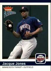 Jacque Jones Baseball Cards 2004 Fleer Platinum Prices