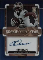 Chris Olave [Rookie of the Year Autograph Blue] #ROY-CO Football Cards 2022 Panini Contenders Optic Rookie of the Year Prices