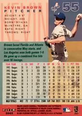 Rear | Kevin Brown Baseball Cards 2002 Ultra