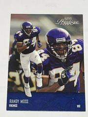 Randy Moss #82 Football Cards 2003 Playoff Prestige Prices