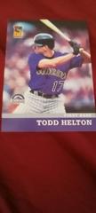 Todd Helton #18bof 18 Baseball Cards 2001 Topps Post Cereal Prices