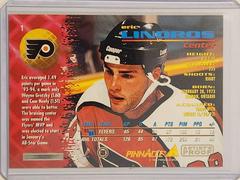 Back Of Card | Eric Lindros [Artist's Proof] Hockey Cards 1994 Pinnacle