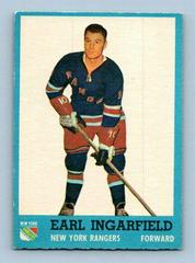 Earl Ingarfield Hockey Cards 1962 Topps Prices