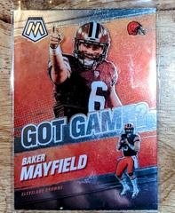 Baker Mayfield Football Cards 2021 Panini Mosaic Got Game Prices