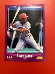 Barry Larkin [Sample] Baseball Cards 1988 Score Prices