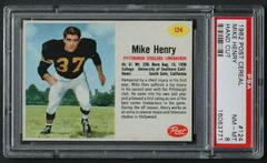 Mike Henry [Hand Cut] #124 Football Cards 1962 Post Cereal Prices