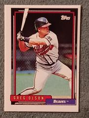Greg Olson #39 Baseball Cards 1992 Topps Micro Prices