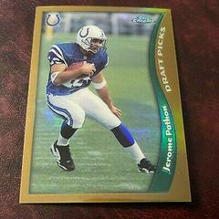 Jerome Pathon [Refractor] Football Cards 1998 Topps Chrome Prices