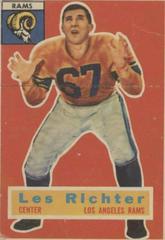 Les Richter Football Cards 1956 Topps Prices